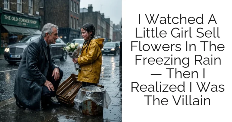 I Watched A Little Girl Sell Flowers In The Freezing Rain — Then I Realized I Was The Villain