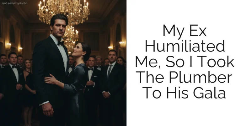 My Ex Humiliated Me, So I Took The Plumber To His Gala