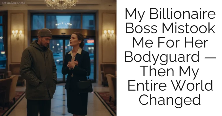 My Billionaire Boss Mistook Me For Her Bodyguard — Then My Entire World Changed