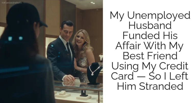 My Unemployed Husband Funded His Affair With My Best Friend Using My Credit Card — So I Left Him Stranded