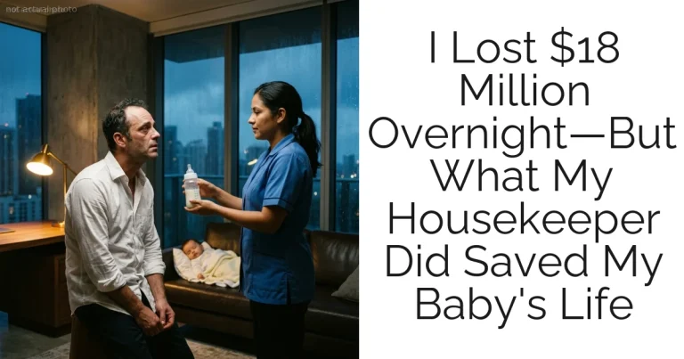 I Lost $18 Million Overnight—But What My Housekeeper Did Saved My Baby's Life