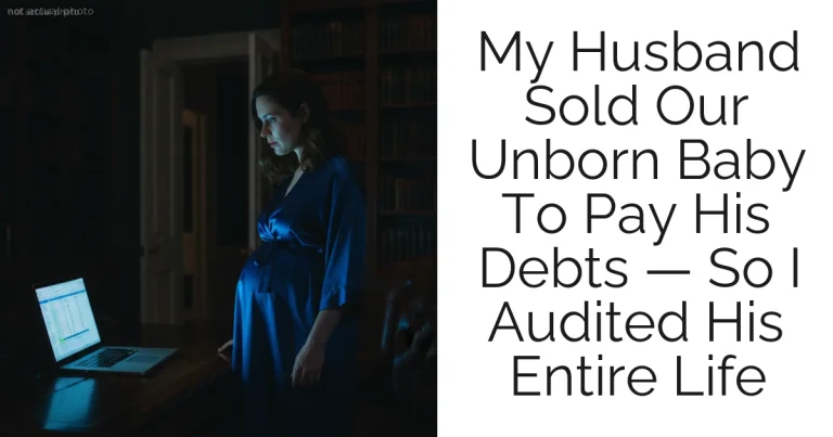 My Husband Sold Our Unborn Baby To Pay His Debts — So I Audited His Entire Life