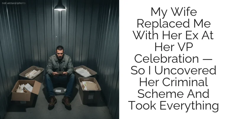 My Wife Replaced Me With Her Ex At Her VP Celebration — So I Uncovered Her Criminal Scheme And Took Everything