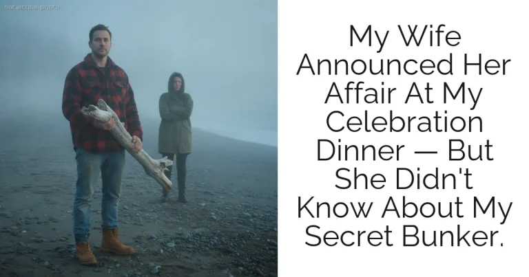 My Wife Announced Her Affair At My Celebration Dinner — But She Didn't Know About My Secret Bunker.