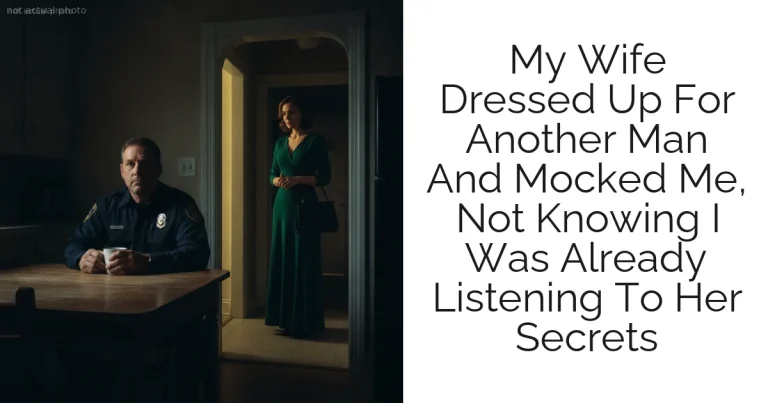 My Wife Dressed Up For Another Man And Mocked Me, Not Knowing I Was Already Listening To Her Secrets