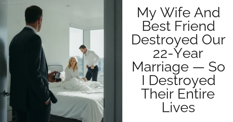 My Wife And Best Friend Destroyed Our 22-Year Marriage — So I Destroyed Their Entire Lives