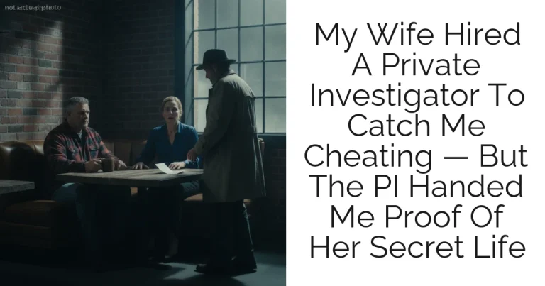 My Wife Hired A Private Investigator To Catch Me Cheating — But The PI Handed Me Proof Of Her Secret Life