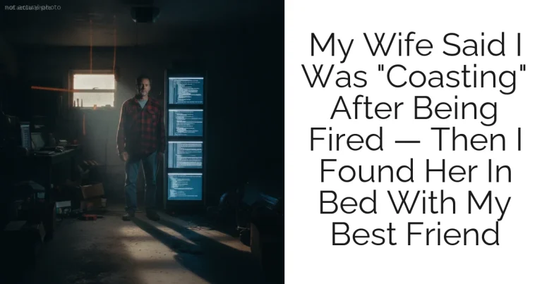 My Wife Said I Was "Coasting" After Being Fired — Then I Found Her In Bed With My Best Friend