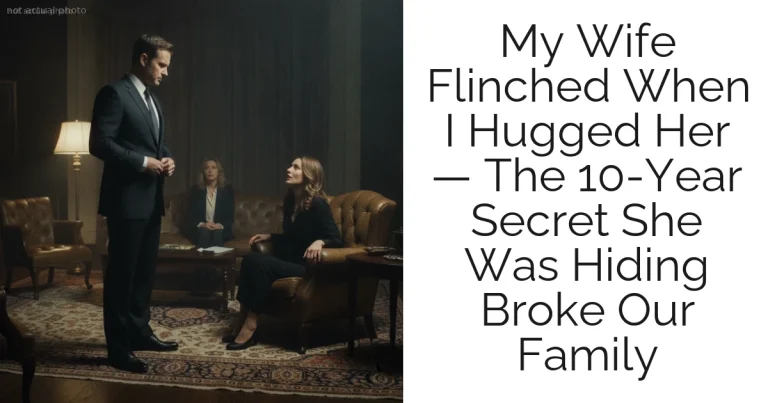 My Wife Flinched When I Hugged Her — The 10-Year Secret She Was Hiding Broke Our Family