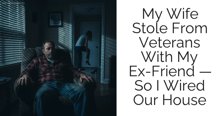 My Wife Stole From Veterans With My Ex-Friend — So I Wired Our House
