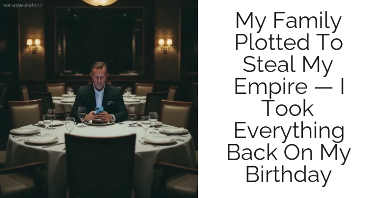 My Family Plotted To Steal My Empire — I Took Everything Back On My Birthday