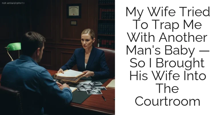 My Wife Tried To Trap Me With Another Man's Baby — So I Brought His Wife Into The Courtroom