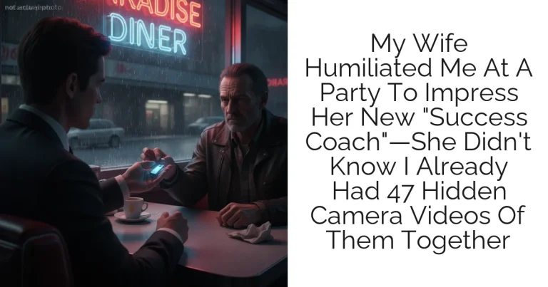 My Wife Humiliated Me At A Party To Impress Her New "Success Coach"—She Didn't Know I Already Had 47 Hidden Camera Videos Of Them Together