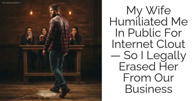 My Wife Humiliated Me In Public For Internet Clout — So I Legally Erased Her From Our Business