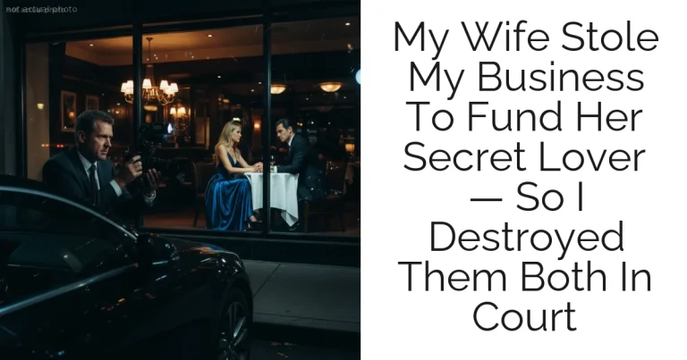 My Wife Stole My Business To Fund Her Secret Lover — So I Destroyed Them Both In Court