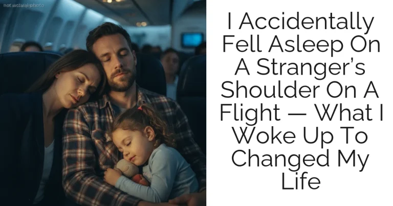 I Accidentally Fell Asleep On A Stranger’s Shoulder On A Flight — What I Woke Up To Changed My Life