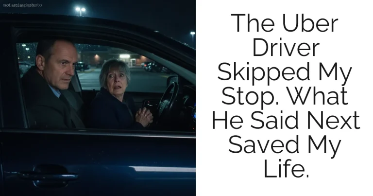 The Uber Driver Skipped My Stop. What He Said Next Saved My Life.