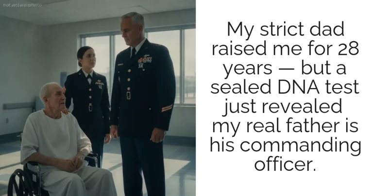 My strict dad raised me for 28 years — but a sealed DNA test just revealed my real father is his commanding officer.
