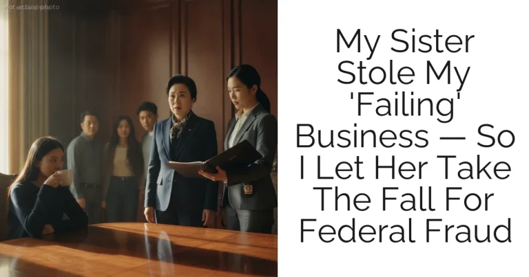 My Sister Stole My 'Failing' Business — So I Let Her Take The Fall For Federal Fraud