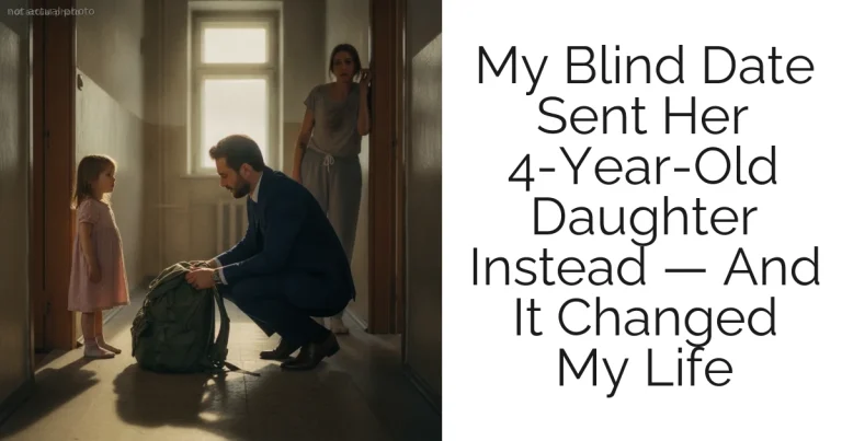 My Blind Date Sent Her 4-Year-Old Daughter Instead — And It Changed My Life