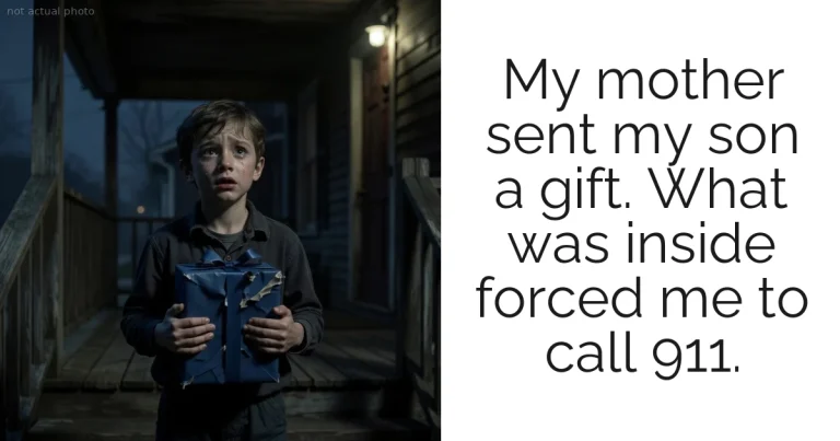 My mother sent my son a gift. What was inside forced me to call 911.