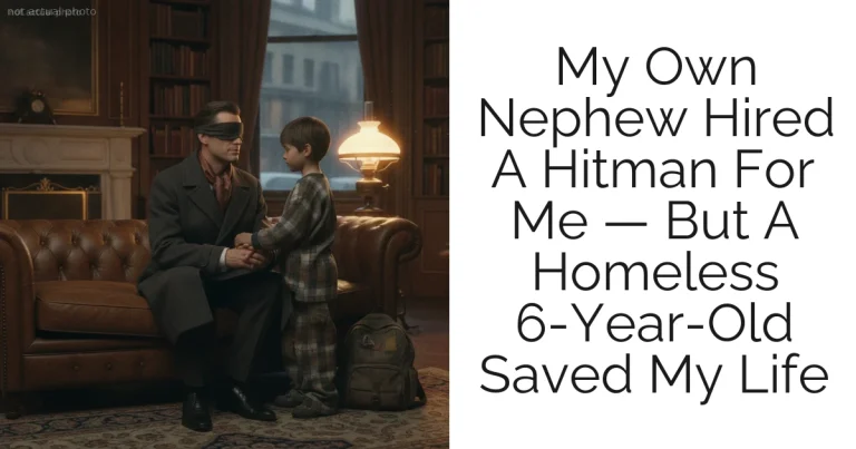 My Own Nephew Hired A Hitman For Me — But A Homeless 6-Year-Old Saved My Life