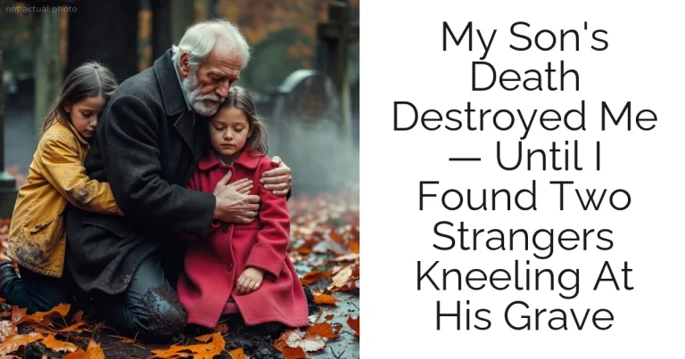 My Son's Death Destroyed Me — Until I Found Two Strangers Kneeling At His Grave