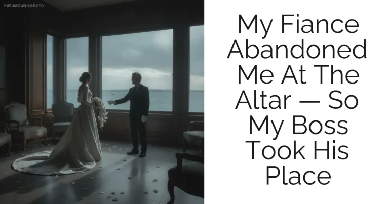My Fiance Abandoned Me At The Altar — So My Boss Took His Place