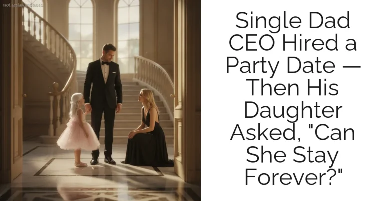 Single Dad CEO Hired a Party Date — Then His Daughter Asked, "Can She Stay Forever?"