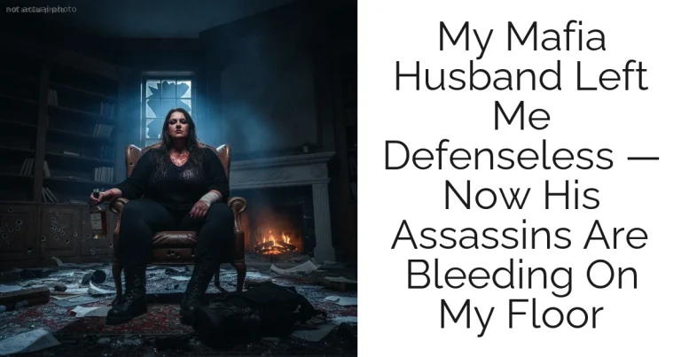 My Mafia Husband Left Me Defenseless — Now His Assassins Are Bleeding On My Floor