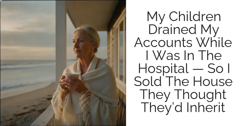 My Children Drained My Accounts While I Was In The Hospital — So I Sold The House They Thought They’d Inherit
