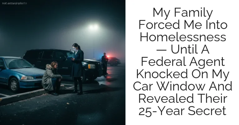 My Family Forced Me Into Homelessness — Until A Federal Agent Knocked On My Car Window And Revealed Their 25-Year Secret
