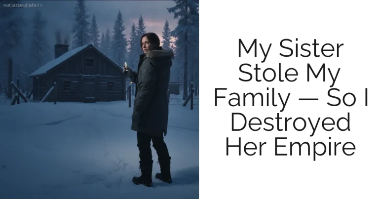 My Sister Stole My Family — So I Destroyed Her Empire