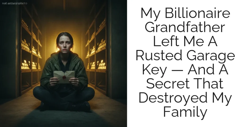 My Billionaire Grandfather Left Me A Rusted Garage Key — And A Secret That Destroyed My Family