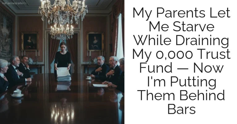 My Parents Let Me Starve While Draining My 0,000 Trust Fund — Now I'm Putting Them Behind Bars