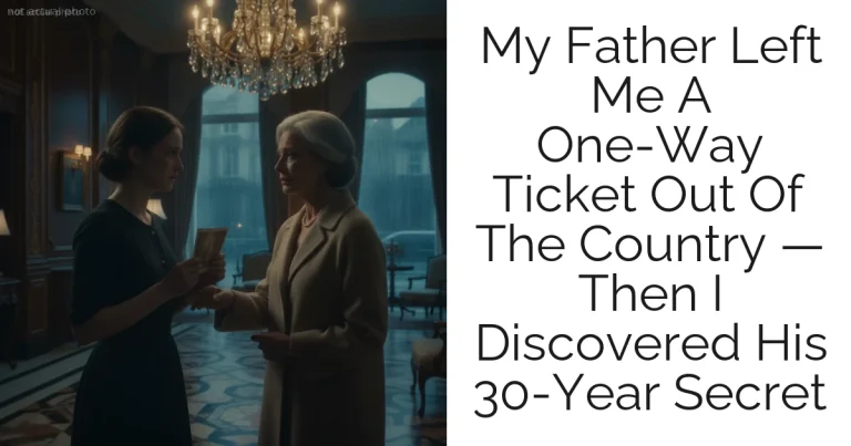 My Father Left Me A One-Way Ticket Out Of The Country — Then I Discovered His 30-Year Secret