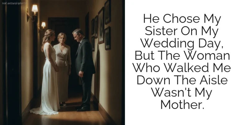 He Chose My Sister On My Wedding Day, But The Woman Who Walked Me Down The Aisle Wasn't My Mother.