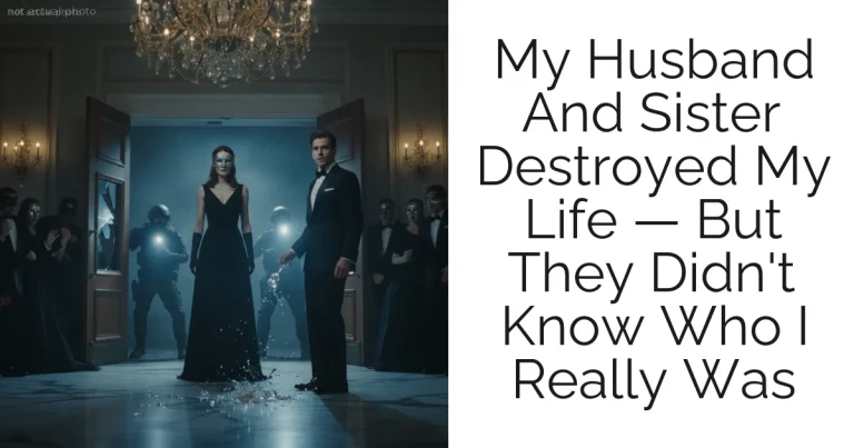 My Husband And Sister Destroyed My Life — But They Didn't Know Who I Really Was