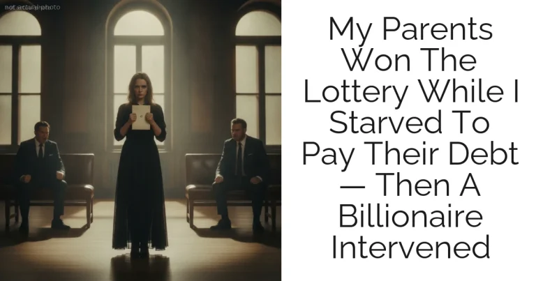 My Parents Won The Lottery While I Starved To Pay Their Debt — Then A Billionaire Intervened