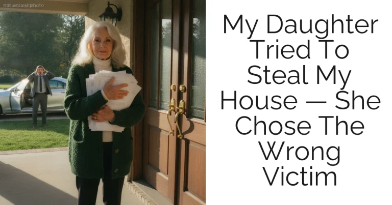 My Daughter Tried To Steal My House — She Chose The Wrong Victim