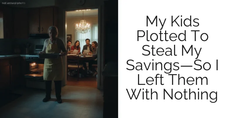 My Kids Plotted To Steal My Savings—So I Left Them With Nothing