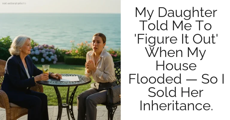 My Daughter Told Me To 'Figure It Out' When My House Flooded — So I Sold Her Inheritance.