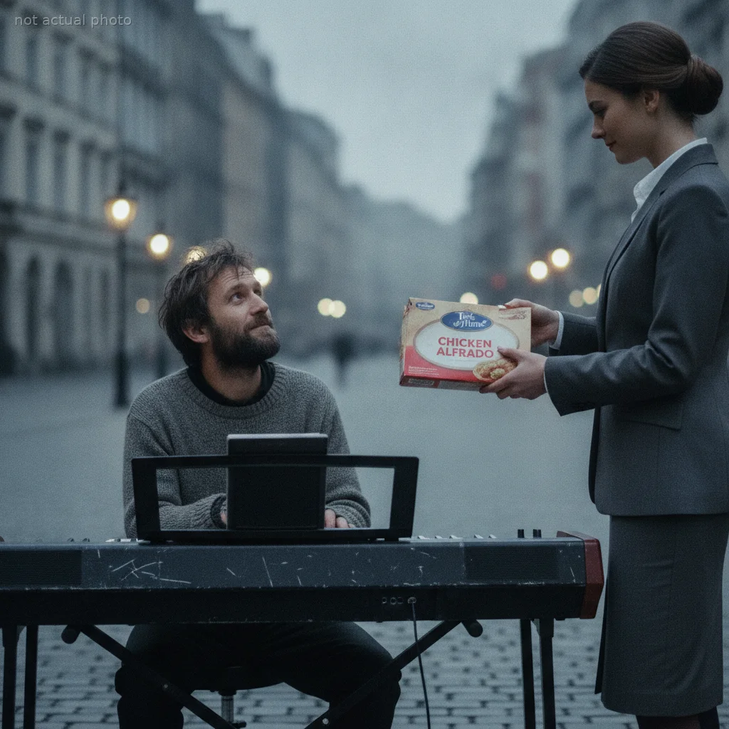 I Asked Strangers For Random Words To Sing About — Then She Handed Me A Frozen Meal