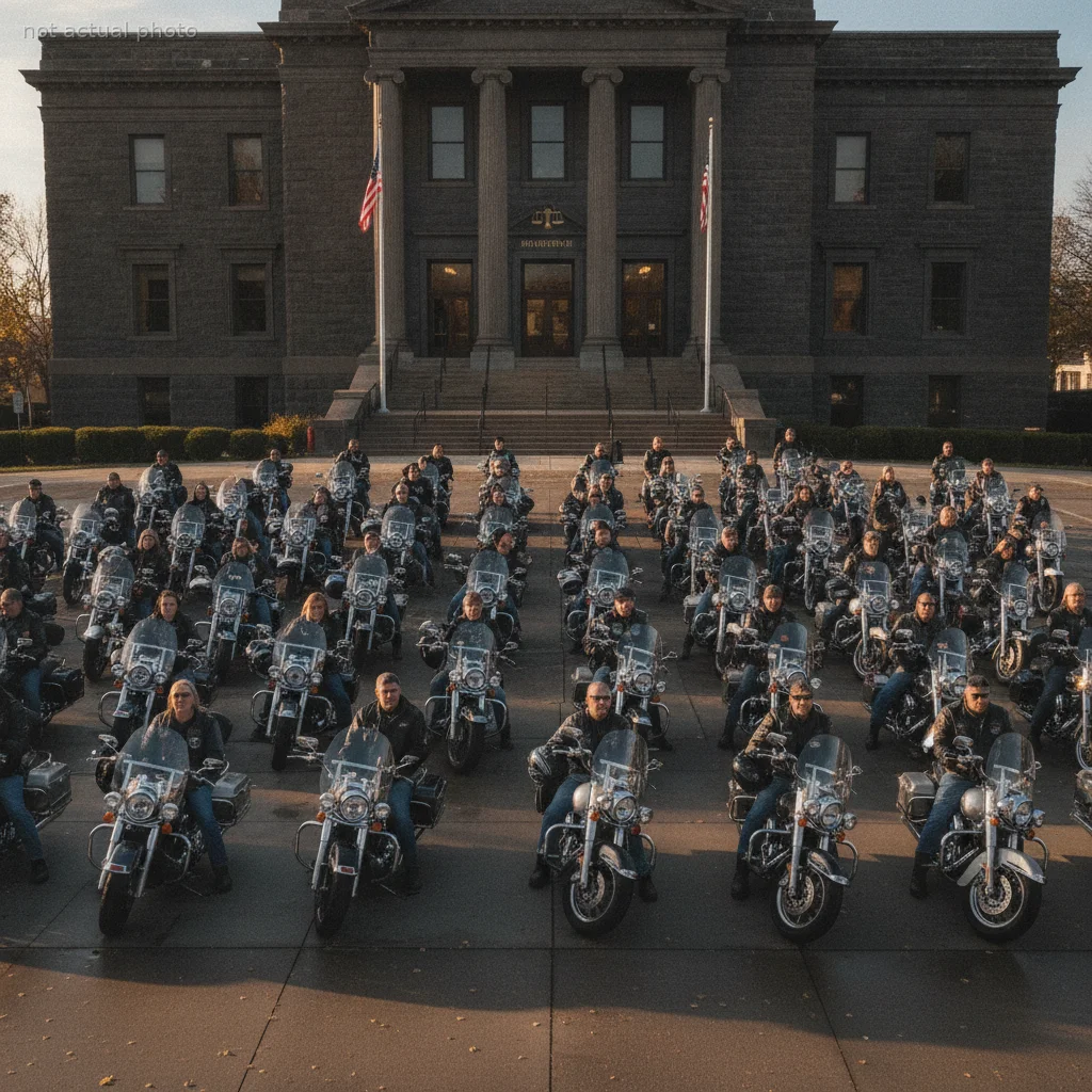 The DA Arrested A Biker's Wife For Campaign Optics. He Didn't Expect 200 Engines Outside His Courtroom.