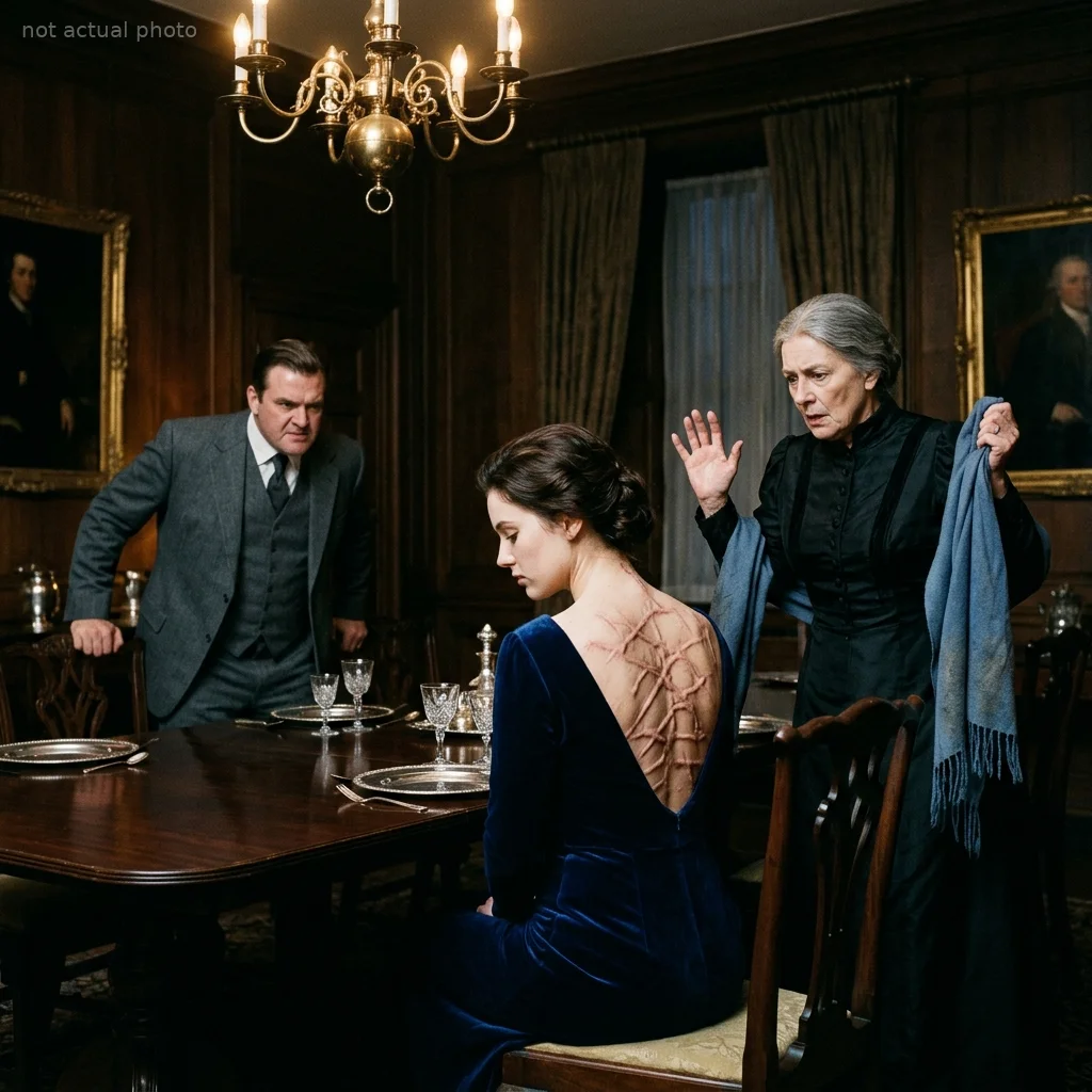 My Sister-In-Law Ripped My Cheap Shawl Off At Dinner — Then My Husband Saw My Back
