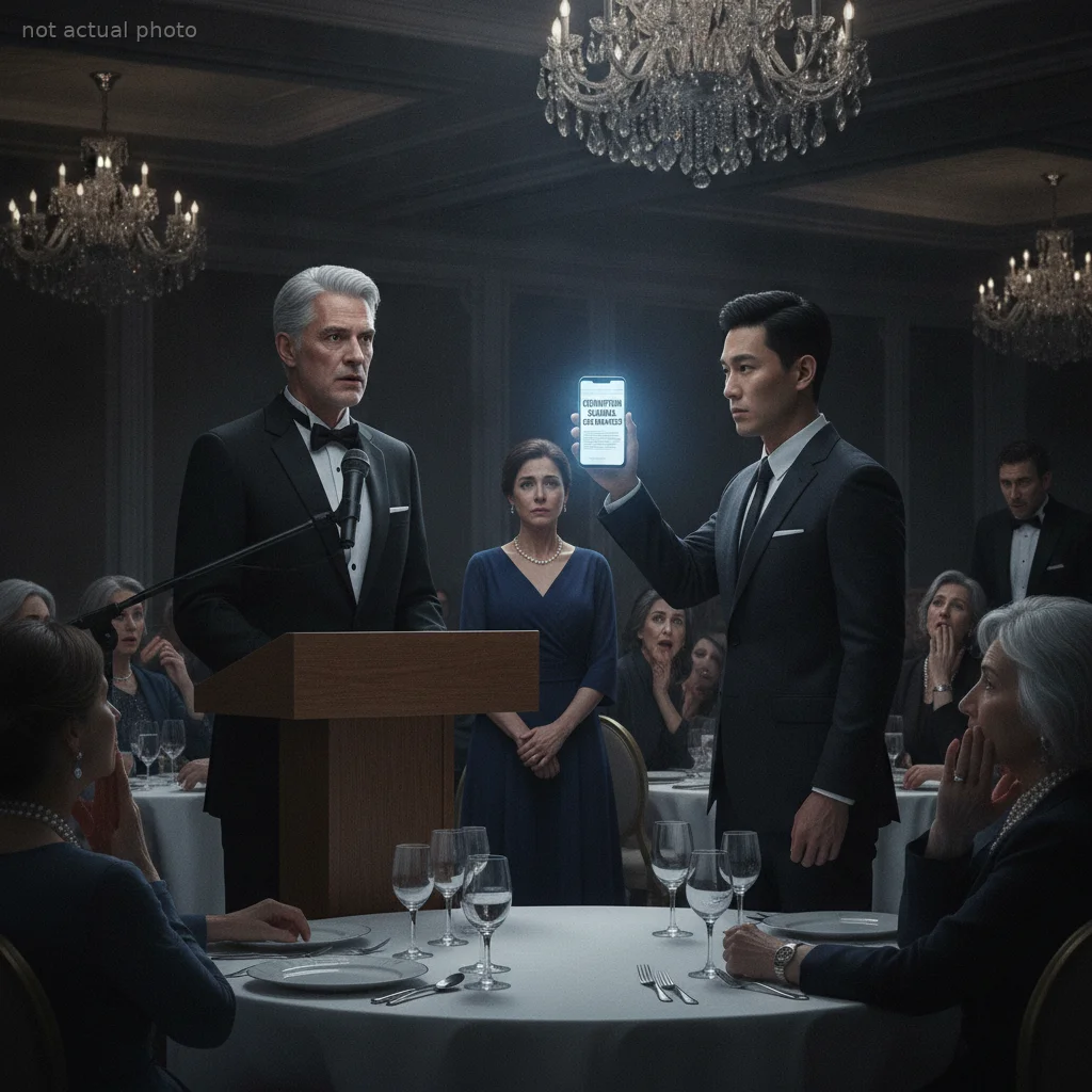 My Father Publicly Disowned Me At His Retirement Gala—Until My Husband Read One Contract Clause Aloud