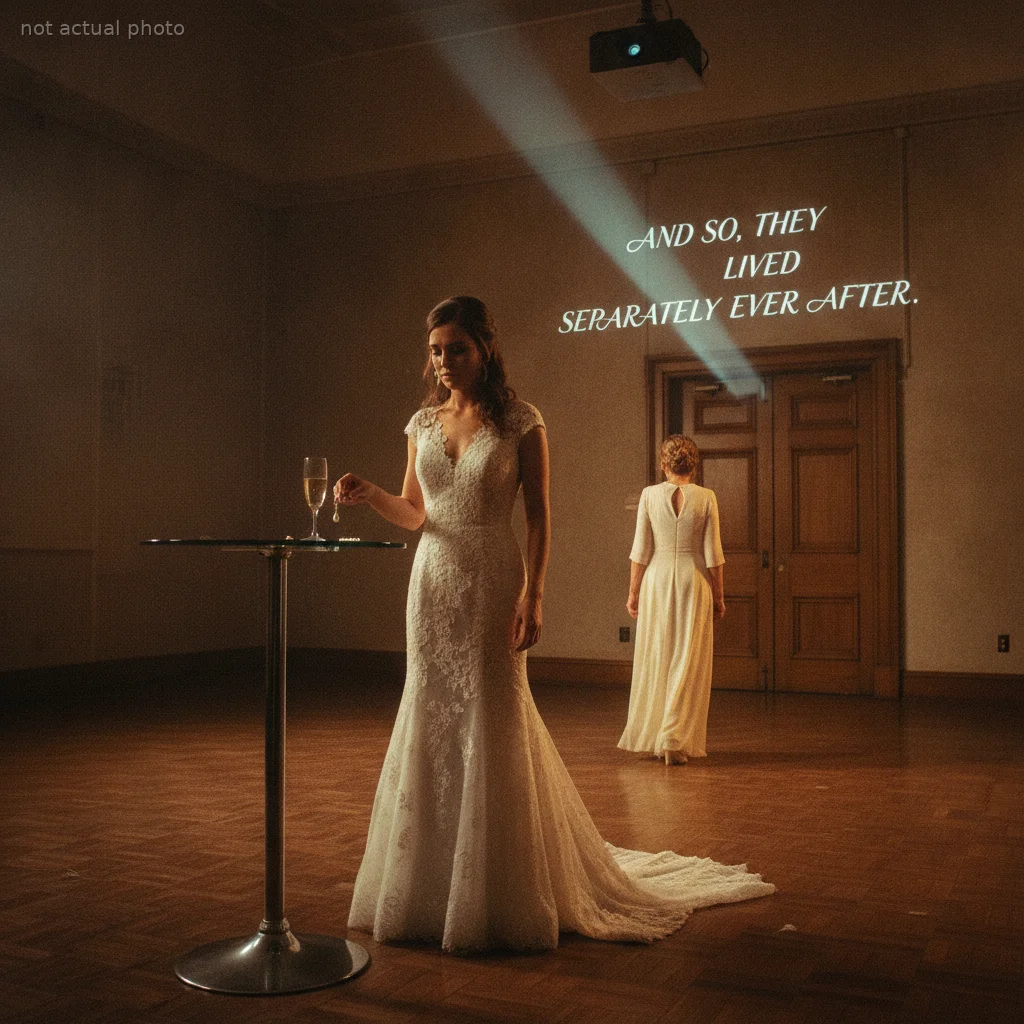 My Mother Wore White to My Wedding — Then My Groom Projected Her Secret Emails on the Wall