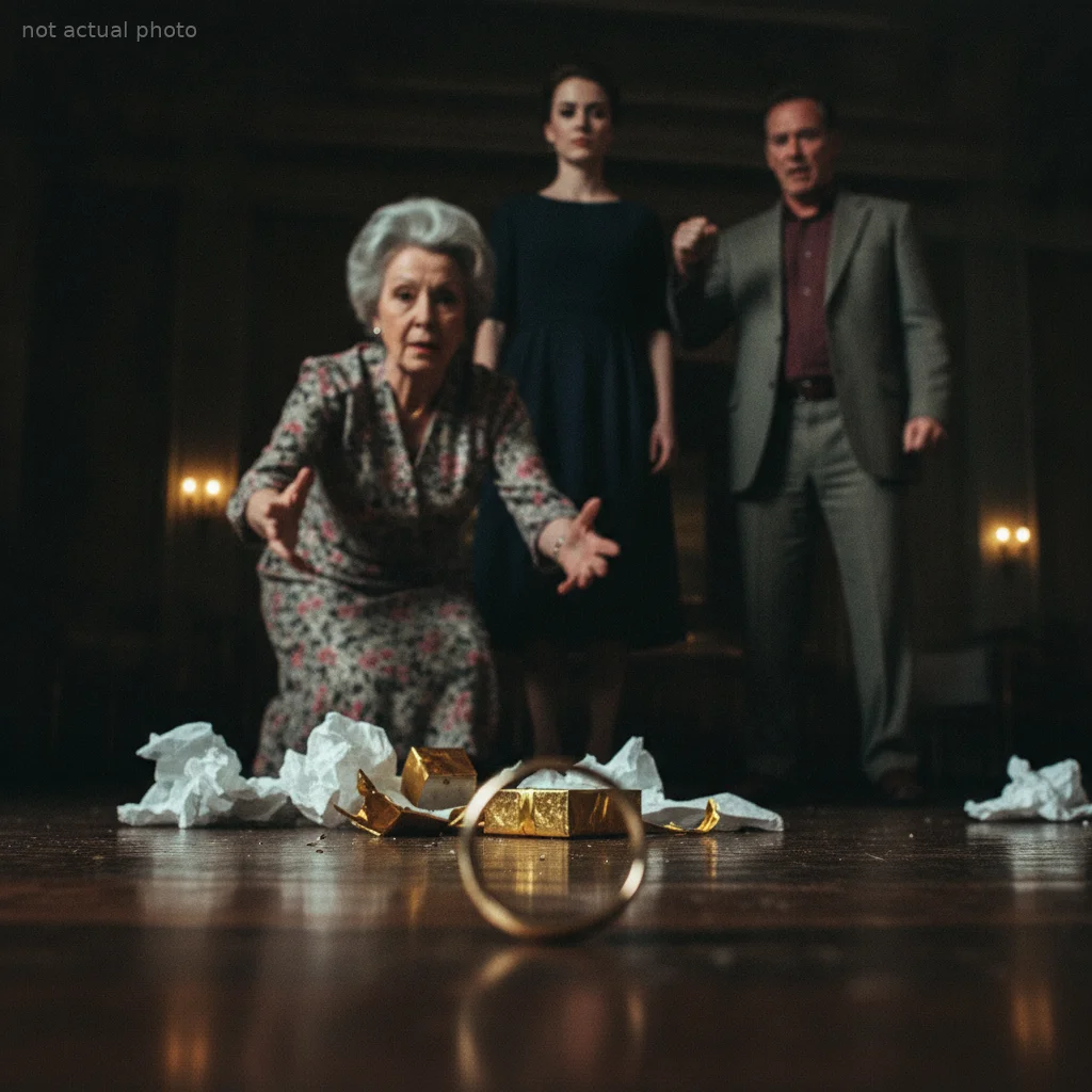 My Father Threw My Gift On The Floor In Front Of 60 Guests — Until He Saw What Spilled Out