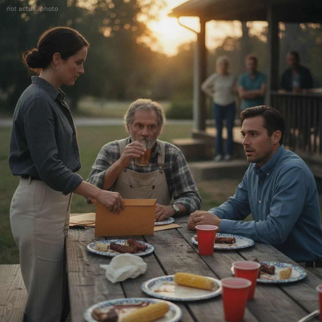 My Father Called Me The Disgrace At A Family Reunion — So I Handed Him One Envelope And Left