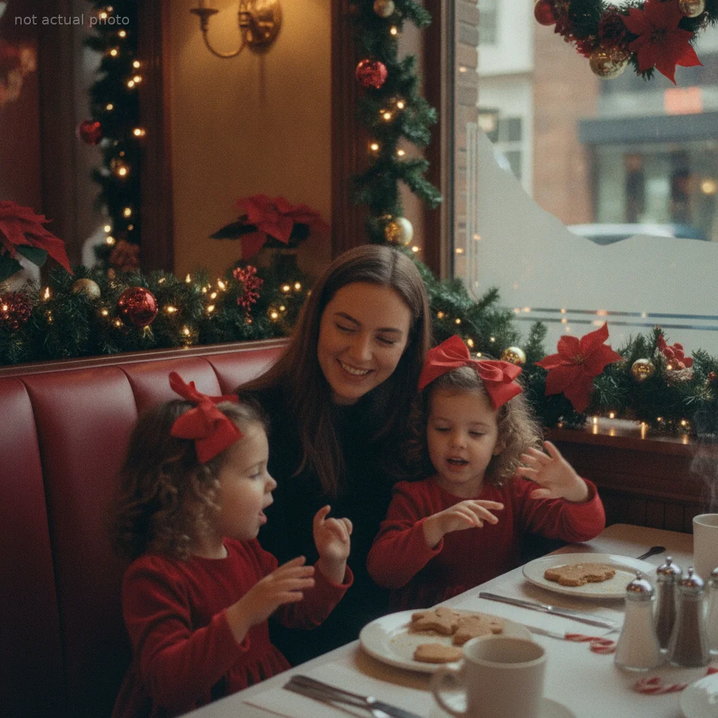 I Was Left Alone In A Restaurant On Christmas Day — Then Two Little Girls Approached My Table